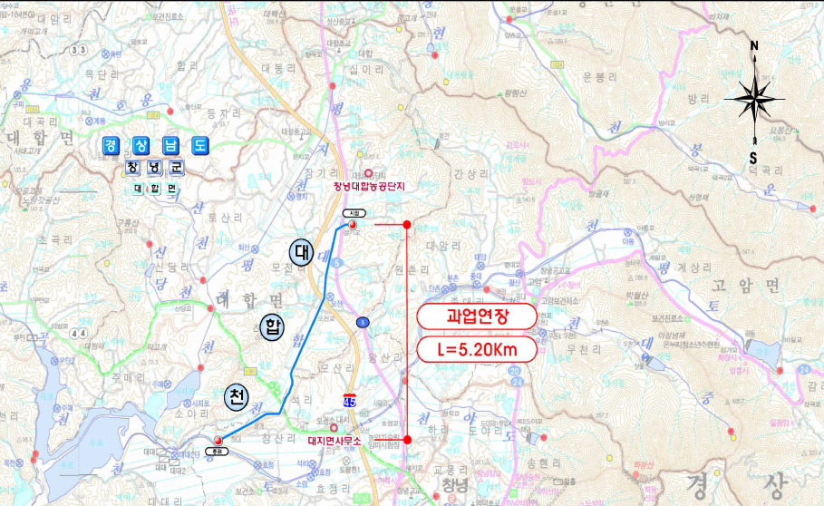 대합지구 하천재해예방사업